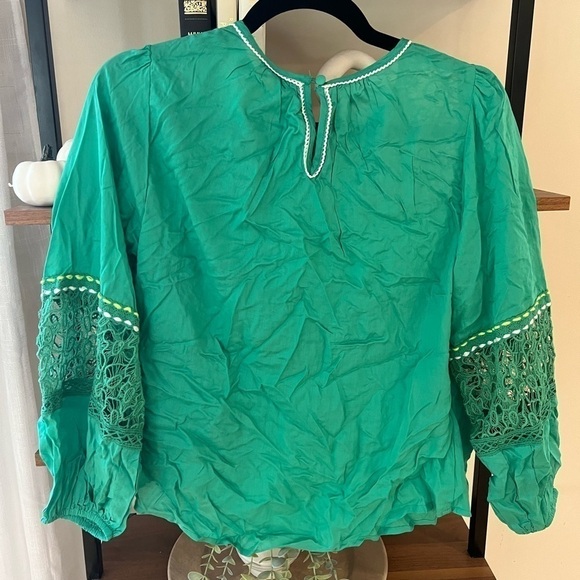 Anthropologie Blank London Sunshine Peasant Top NWT XS JB - Picture 8 of 8